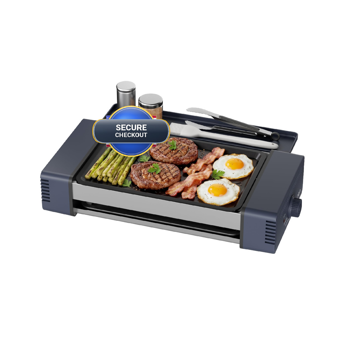Hbn Indoor Grill And Electric 3-In-1 Smokeless Indoor Grill Grill Grill Korean