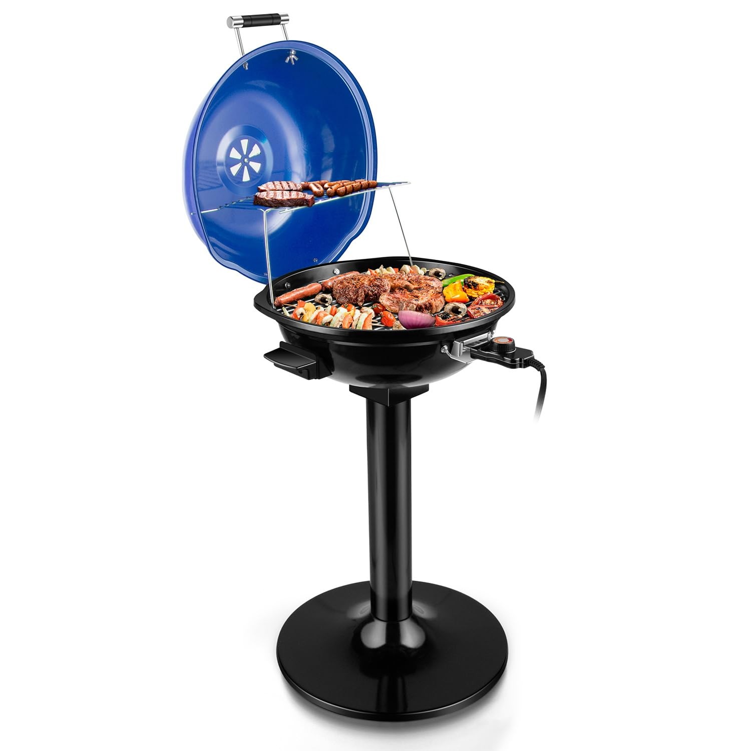 Electric Grill, Indoor/Outdoor Electric BBQ Grill, 1600W Portable Removable S…