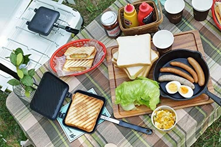 Toraya Hot Sandwich Maker, Crispy Grilling, Single, Fluorine Treated, For Gas