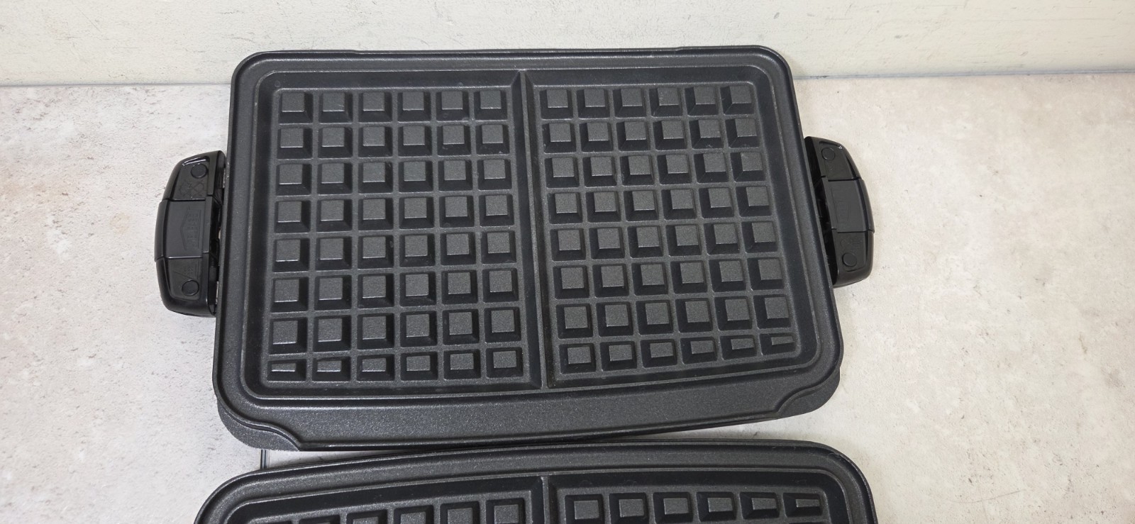George Foreman EVOLVE Grill Non-Stick Waffle Set TSK-2610 #1#3 Lower & Upper OEM