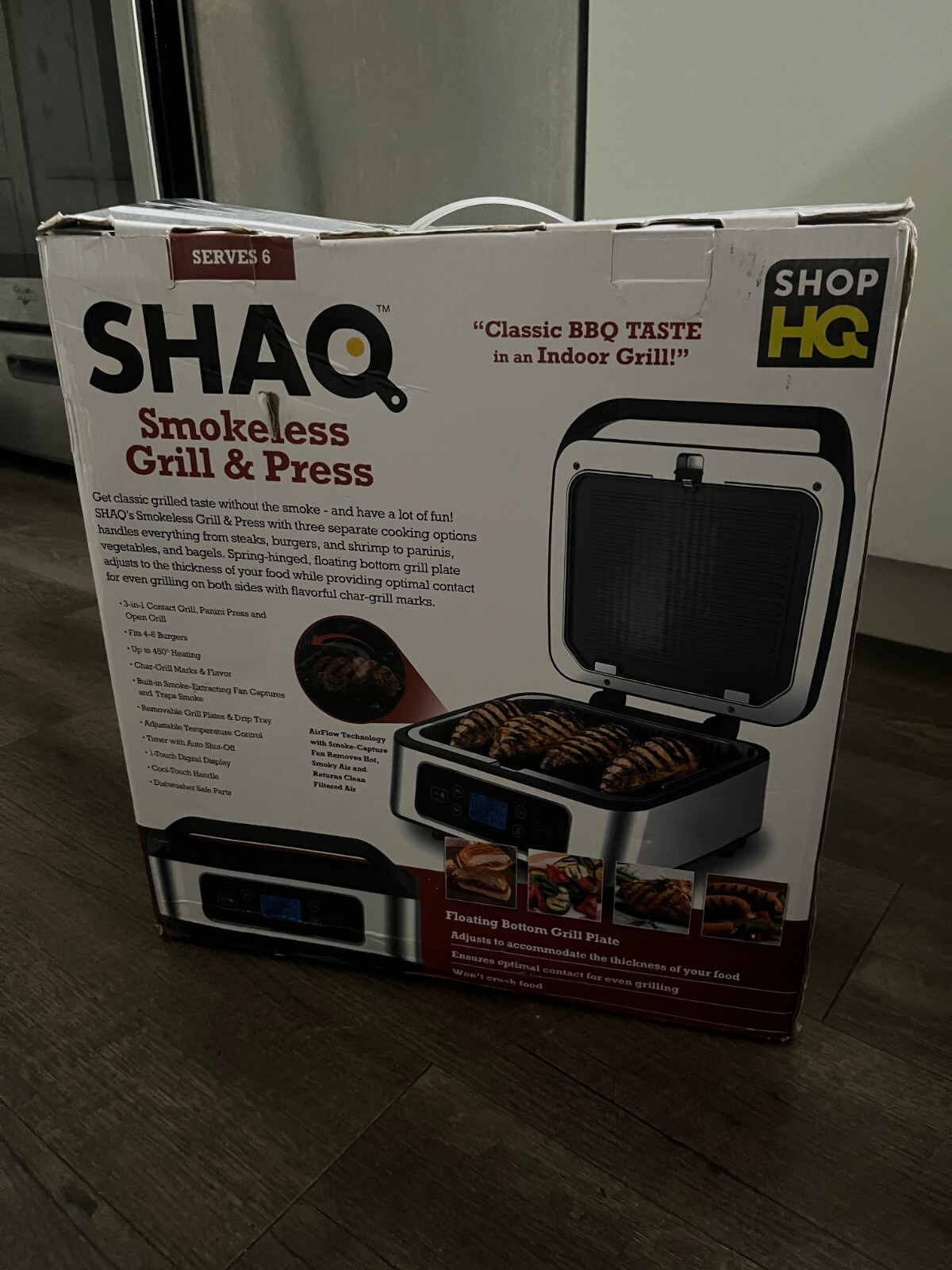 SHAQ Smokeless Grill and Press