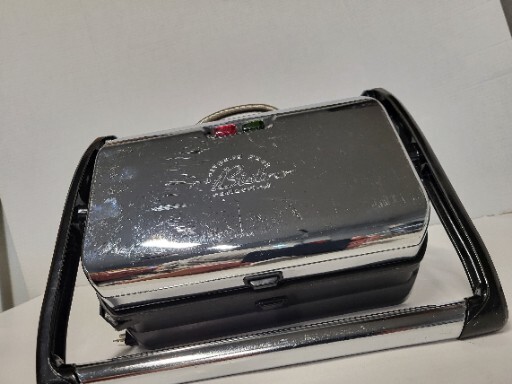 Wolfgang Puck Working Clean Stainless Steel Bistro Collection Panini Maker