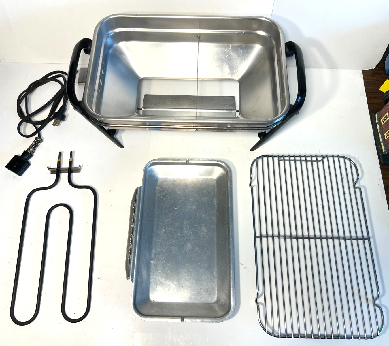 Vintage 1970’s Farberware Open Hearth Electric Broiler Grill Model 450 tested