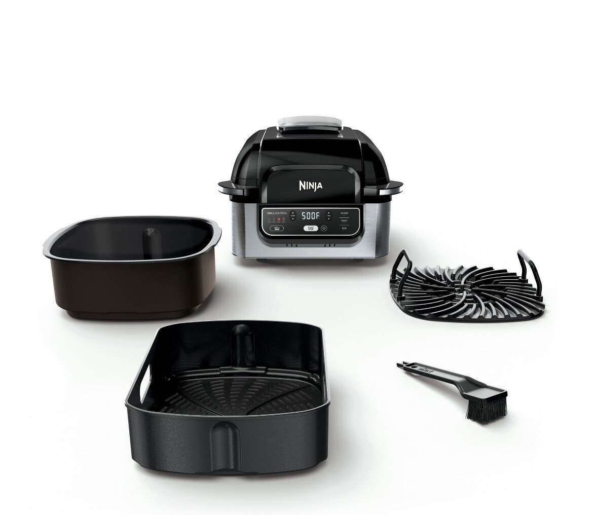 4-in-1 Ninja Foodi: Grill, Air Fry, Roast, & Bake – 4-Qt AG300