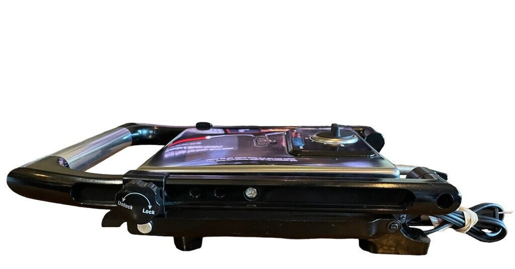 Bella Panini Maker Grill Sandwich Stainless Steel Sensio Model GH-815 Non Stick