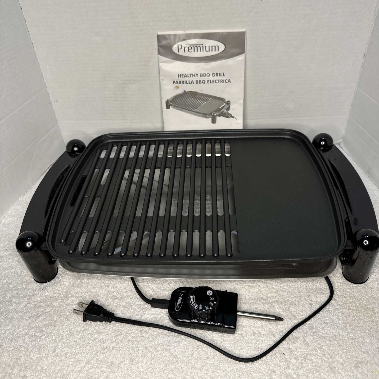 Premium Healthy BBQ Grill 220V Electric Indoor Grill Griddle Model PBG15 1200W