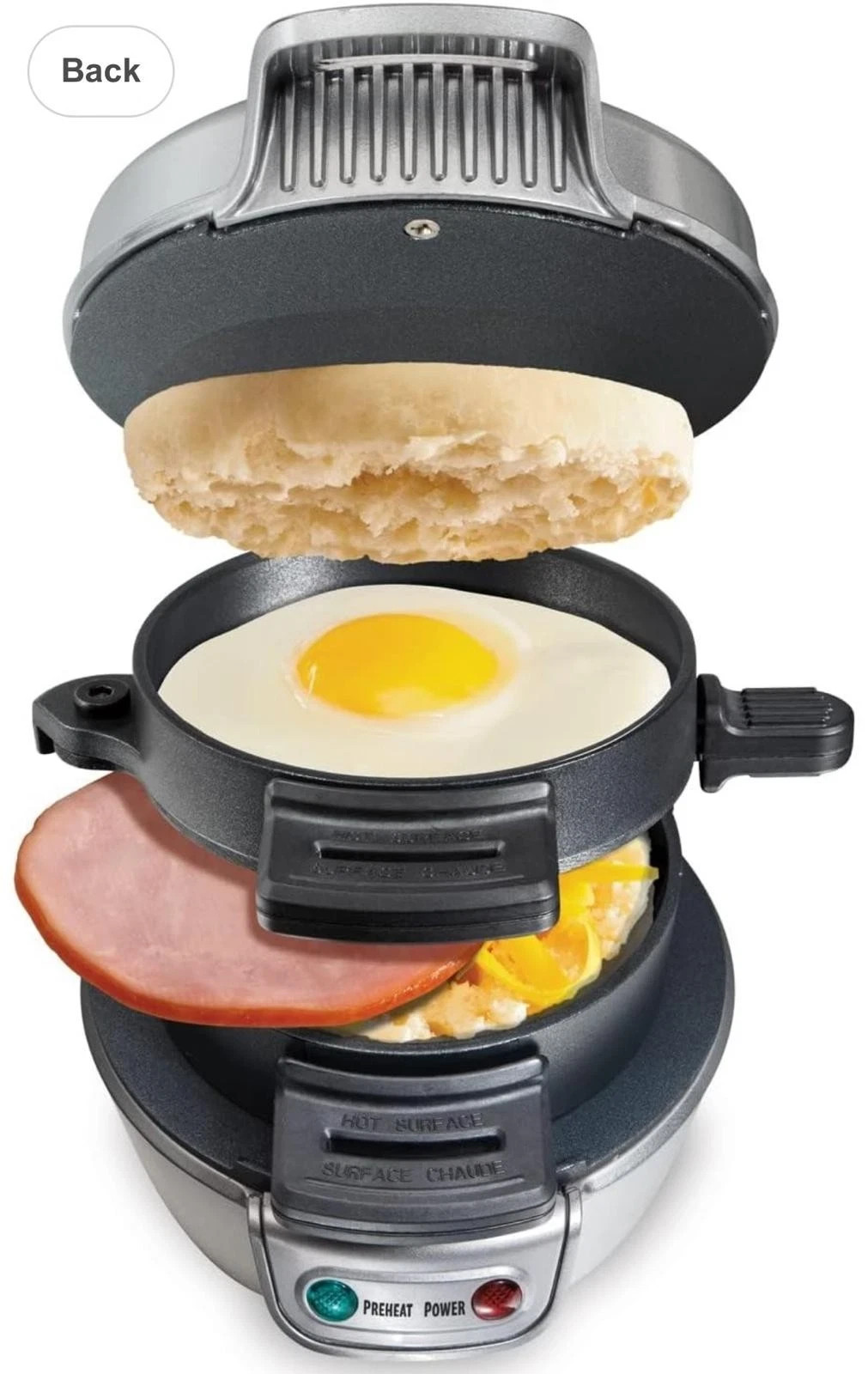 Hamilton Beach 25475 Breakfast Sandwich Maker –