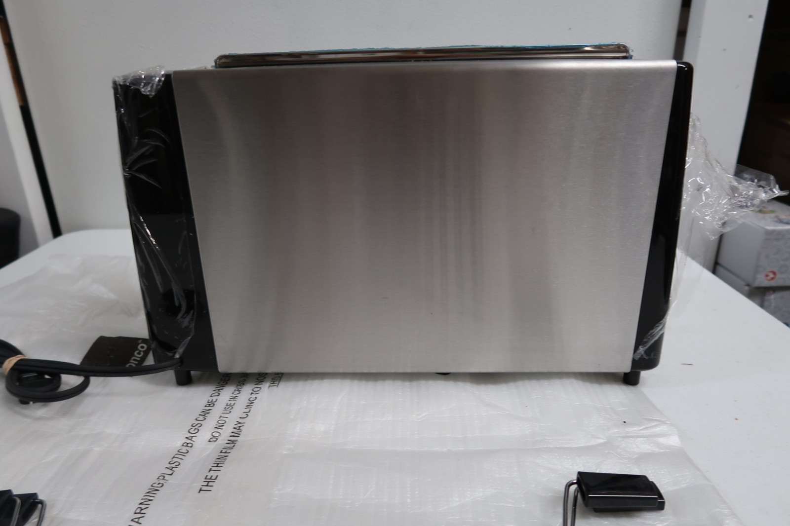 ✅Ronco Ready Grill Indoor Smokeless Vertical Space Saver R10660914 SS Open Box