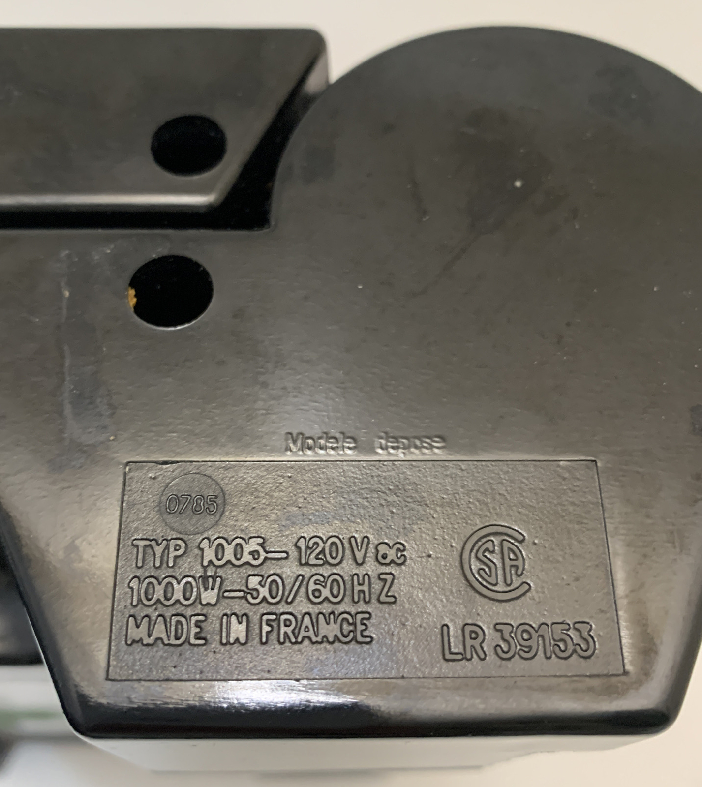 Vintage SEB Shell Shape Sandwich Press Waffle Maker Iron