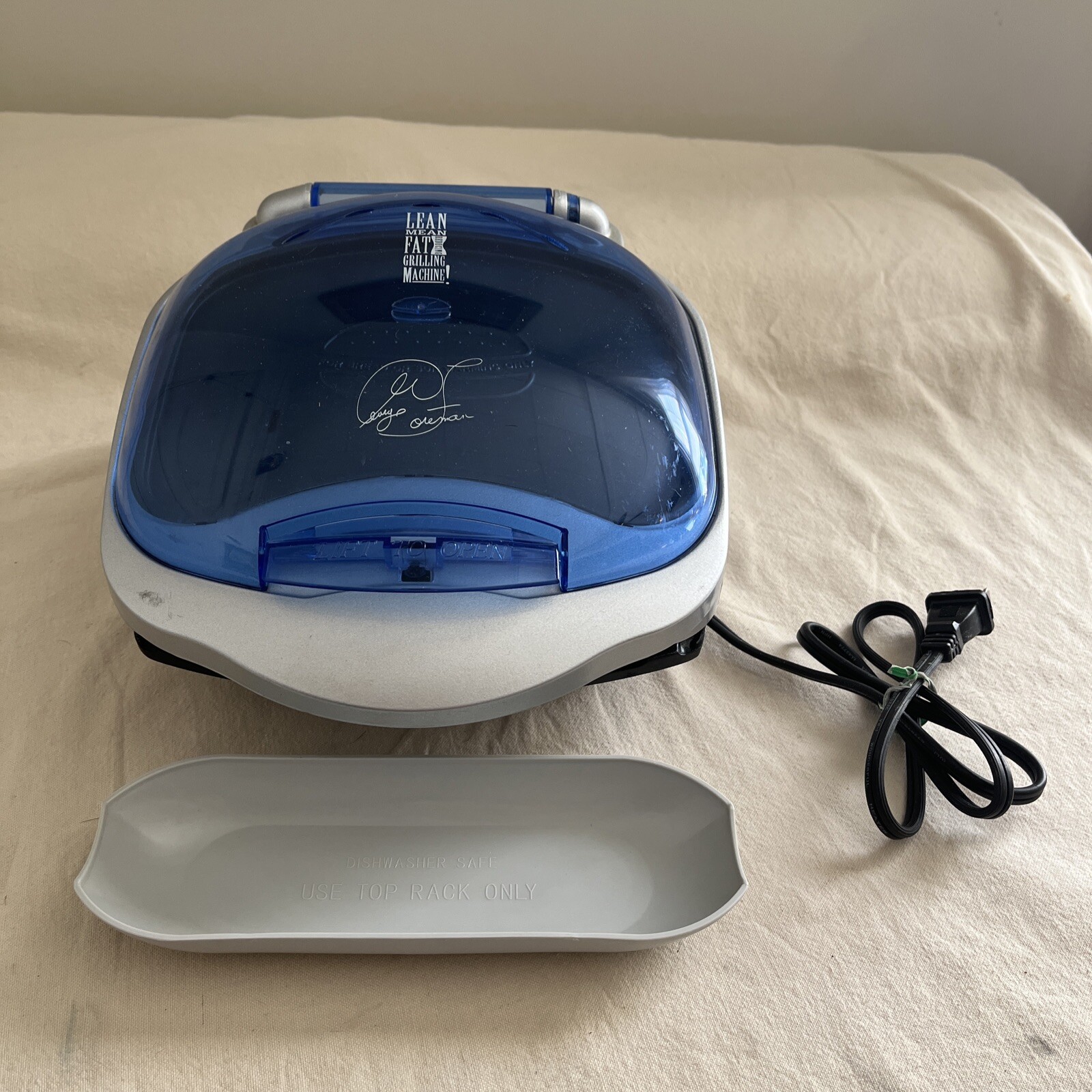 George Forman Lean Mean Fat Grilling Machine Tested Works