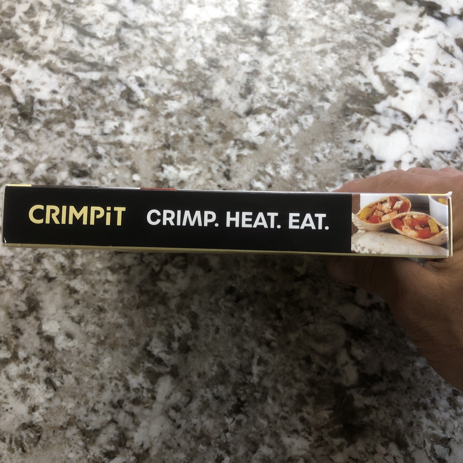 CRIMPiT Mini Wrap Sealer BRAND NEW Crimp It Kitchen Gadget Pocket Toastie Maker