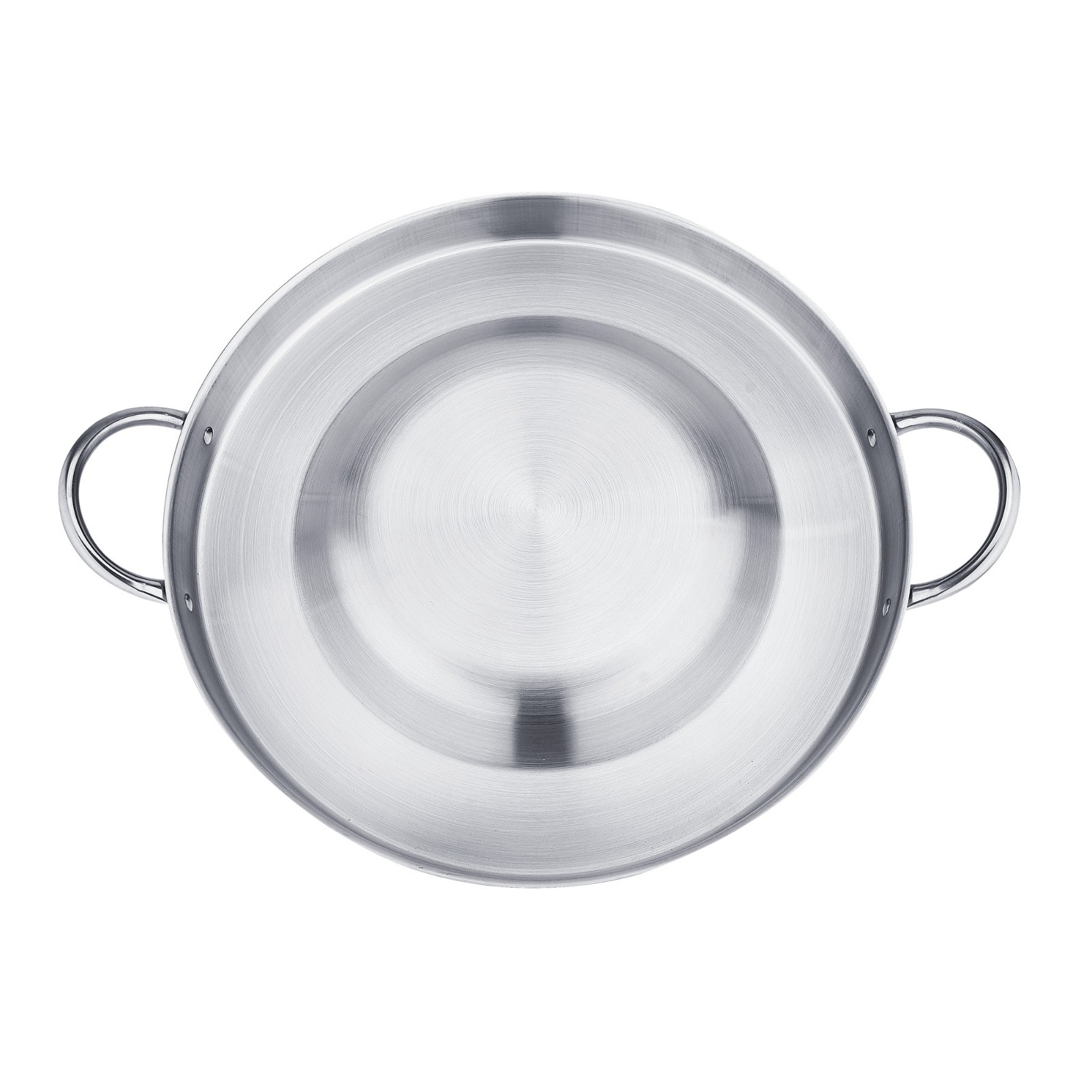 Imusa Convex Comal w/Metal Handles 22in Stainless Steel