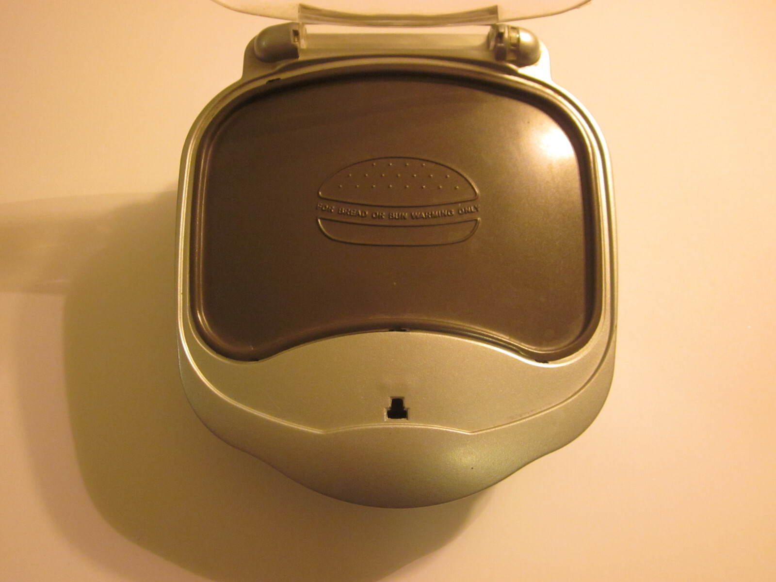 George Foreman Lean Mean Fat Reducing Grilling Machine w/ Bun Warmer GR10ABW