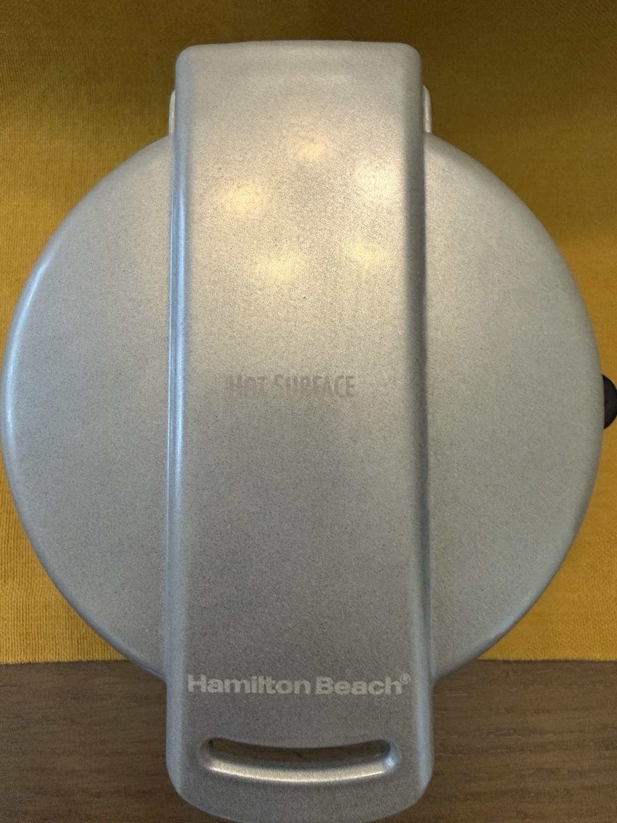 Hamilton Beach Mini Breakfast Sandwich/Waffle Maker Silver/Black