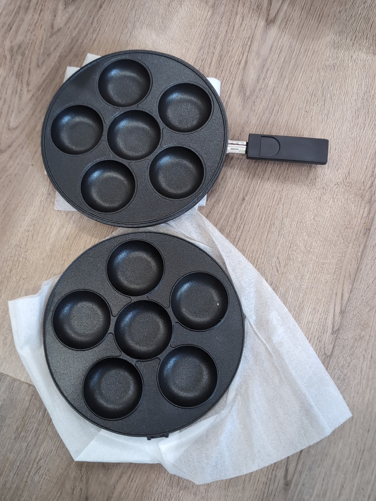 3 Pairs New Wolfgang Puck Waffle Maker Swivelbaker #WPWB0020 Accessory Plates