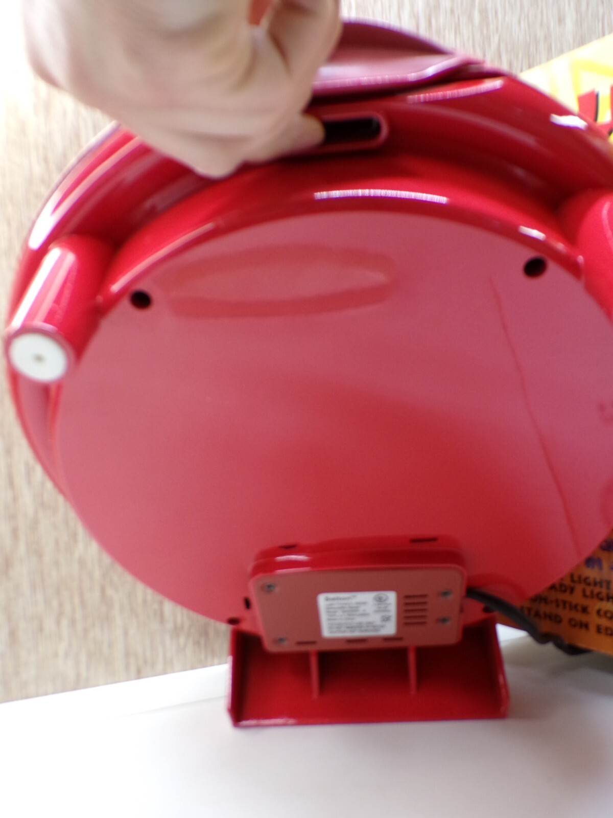 Santa Fe 12″ Countertop Quesadilla Maker QM2SFR Red Salton 2002 TESTED WORKING