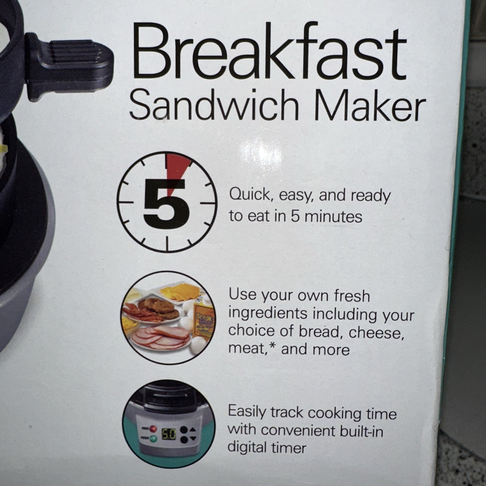 Hamilton Beach 25478R Breakfast Sandwich Maker