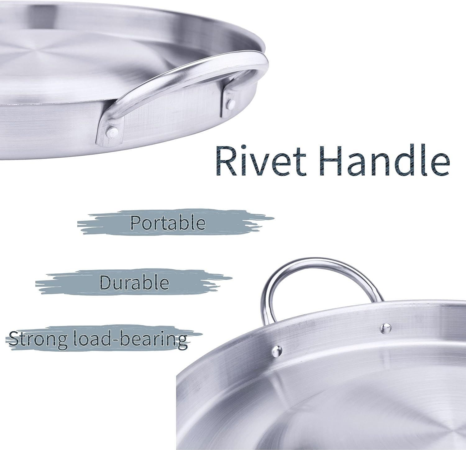 ARC, CM54 NSF Approval 21.25″ Heavy Duty Stainless Steel Convex Comal Cazo Gridd