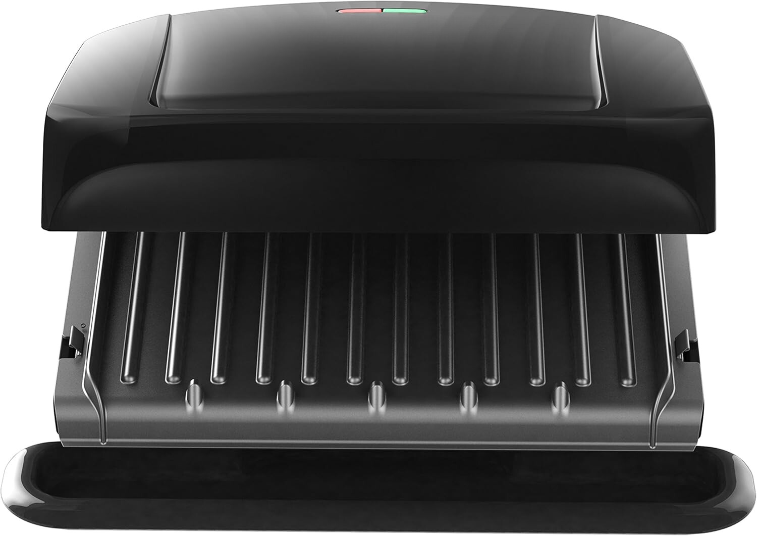 4-Serving Removable Plate Electric Grill and Panini Press, Non-Stick Coating