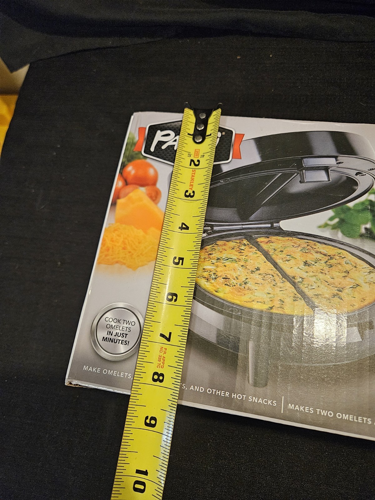 Parini Electric Non-Stick Omelet Maker New
