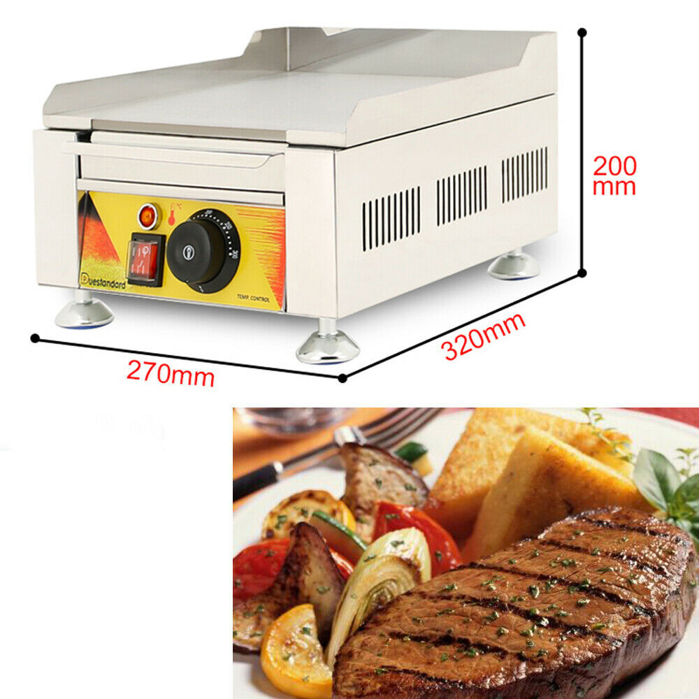 1 PC 110V Electric Countertop Griddle Flat Grill Hot Plate Stove 2000W
