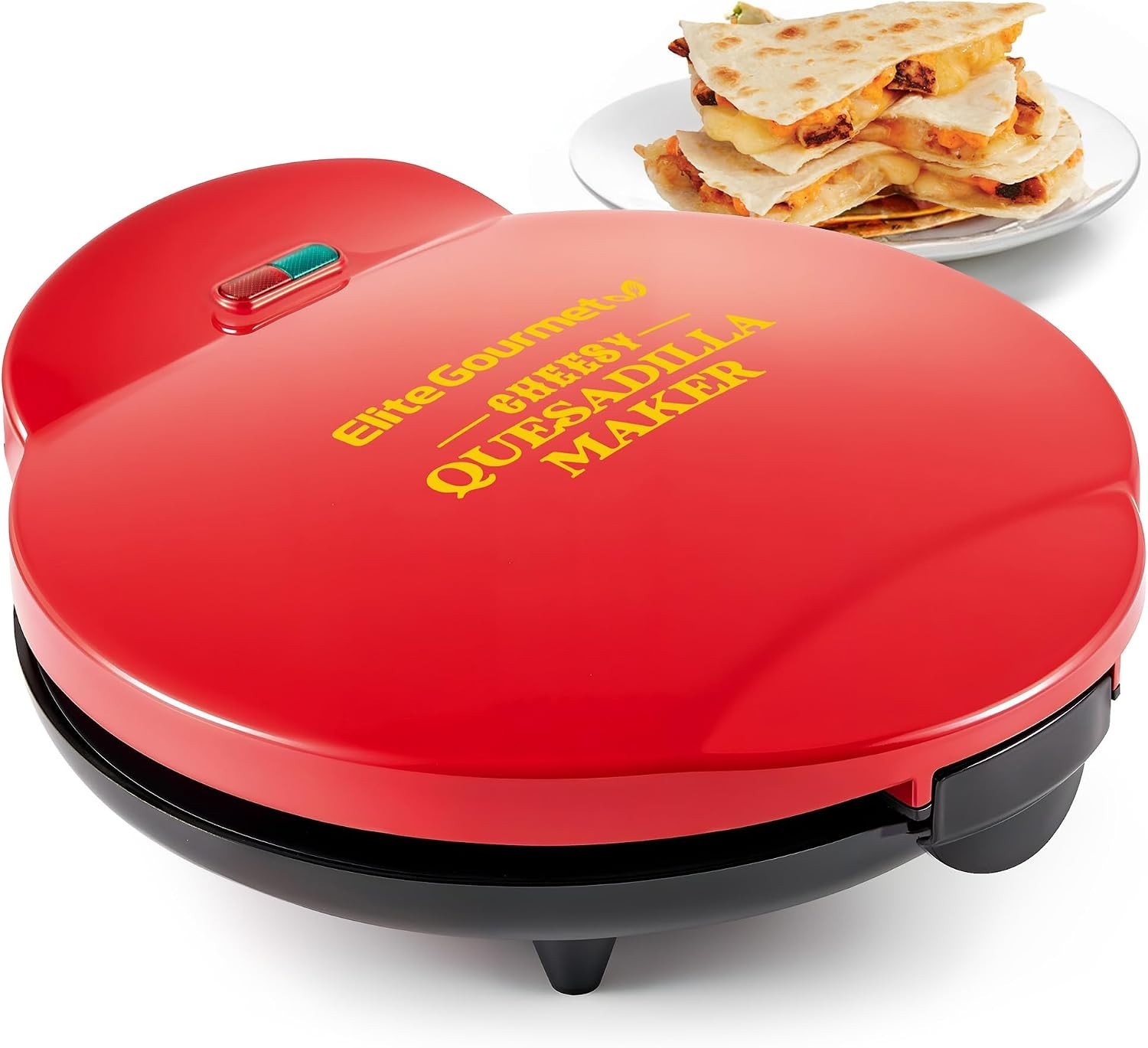 Easy-Clean 10.65″ Quesadilla Maker with Adjustable Lid
