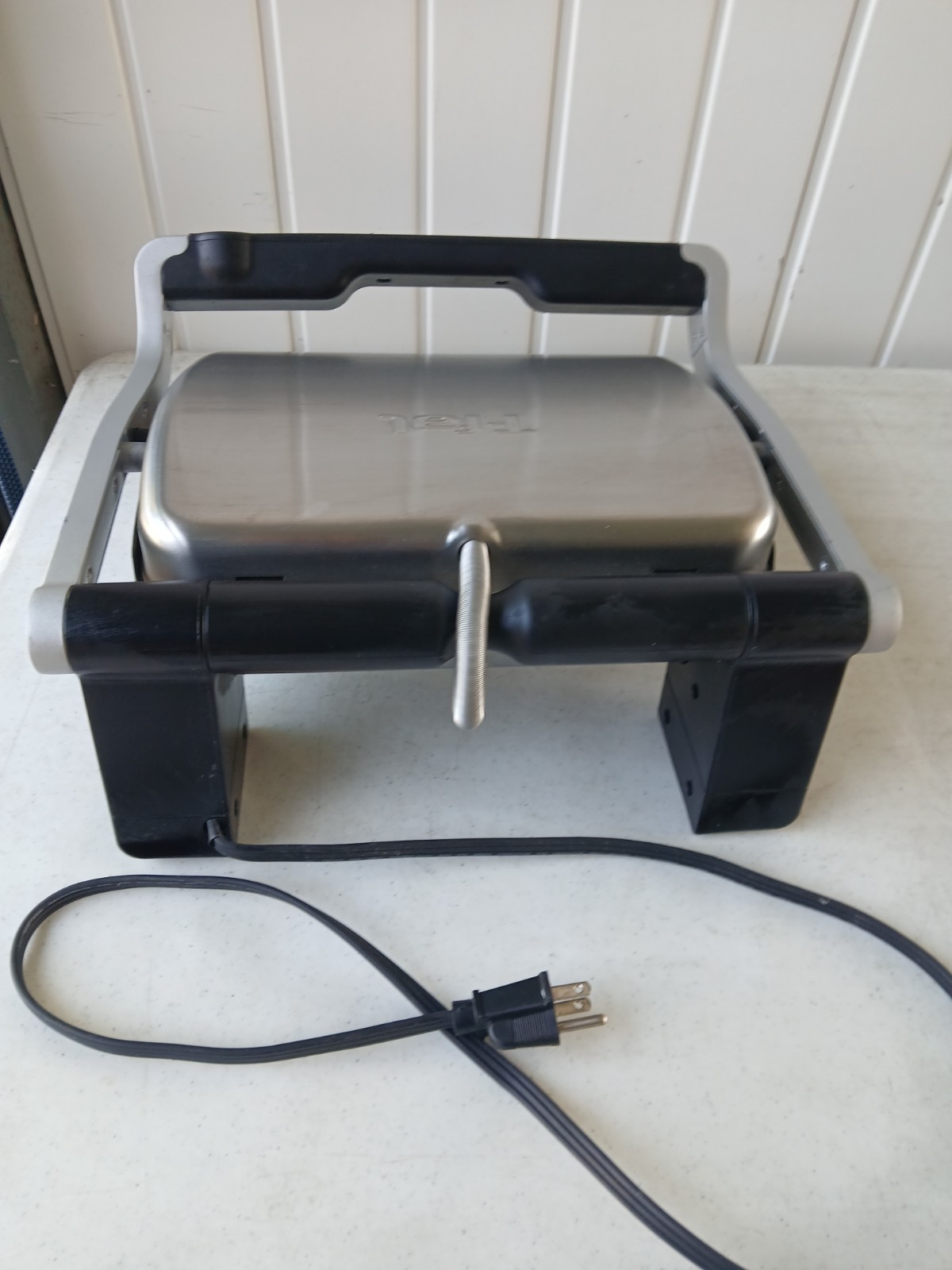T-Fal OptiGrill 8356s1 Automatic Sensor Stainless Steel Meat Grill Panini