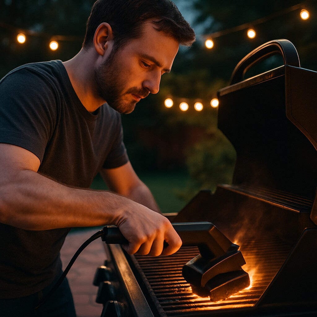 Electric BBQ Grill Cleaning Brush Rechargeable MY-117