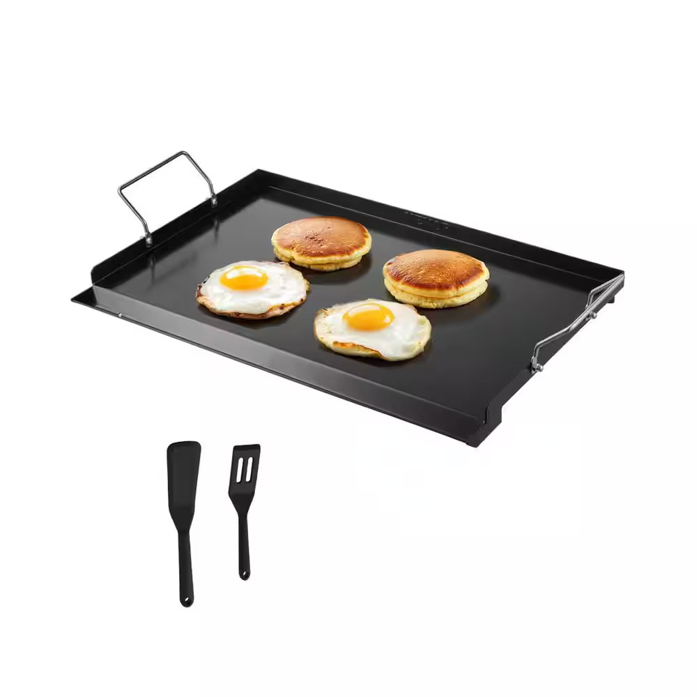 Carbon Steel Griddle, 16 X 24In.Griddle Flat Top Plate, Griddle for BBQ Charcoal