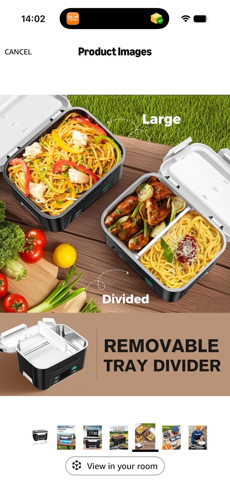 EAST OAK Cordless Electric Lunch Bo