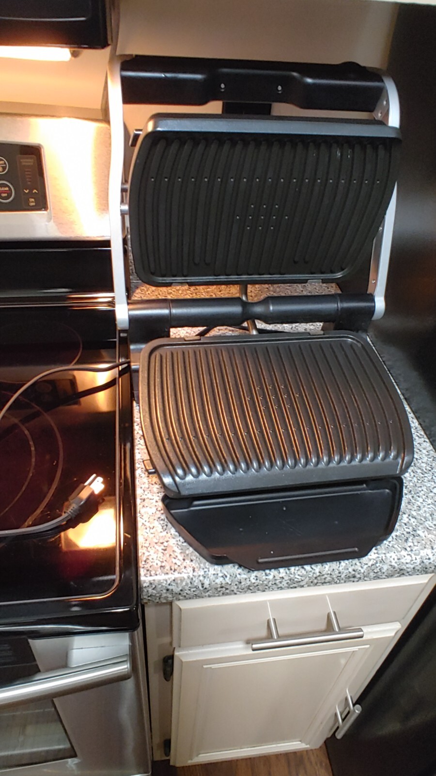 T-Fal OptiGrill 8351s1 Meat Grill Automatic Sensor Cooking Indoor Grill Works