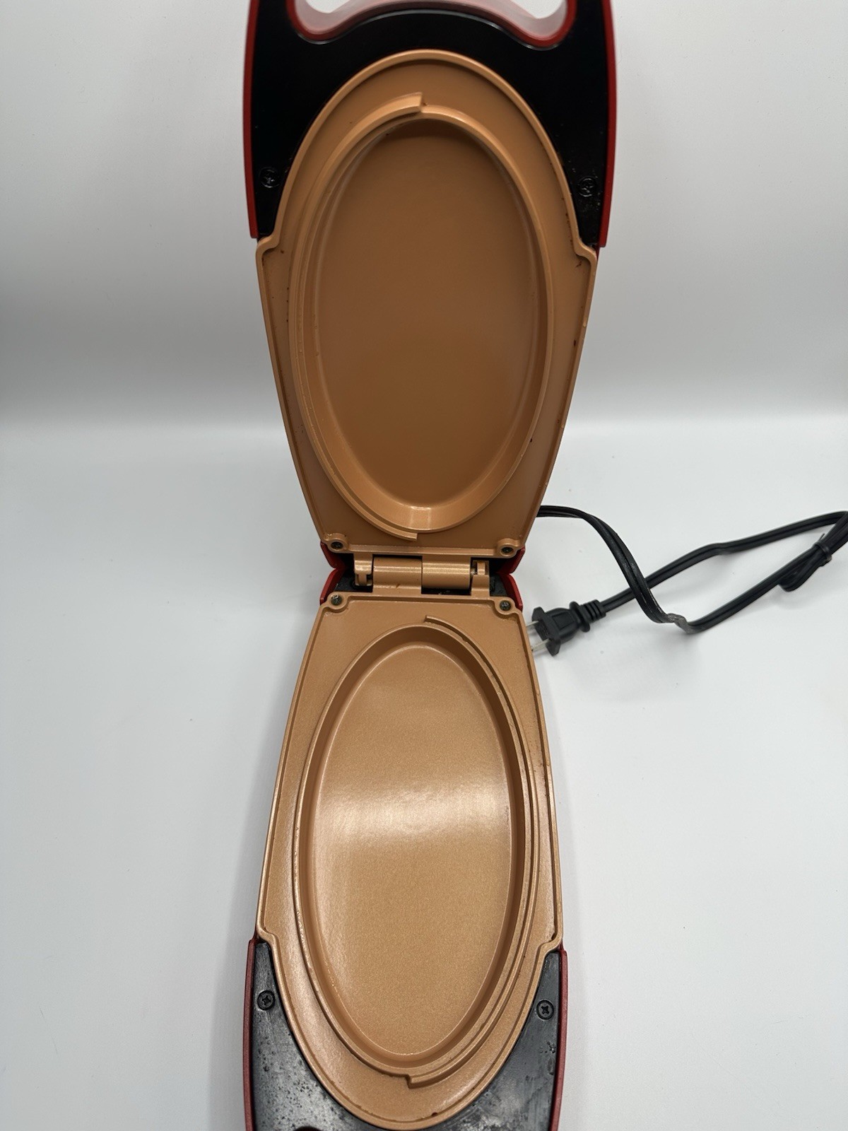 Copper Red 5 Minute Chef Electric Meal Maker Frying Pan NonStick- WORKING