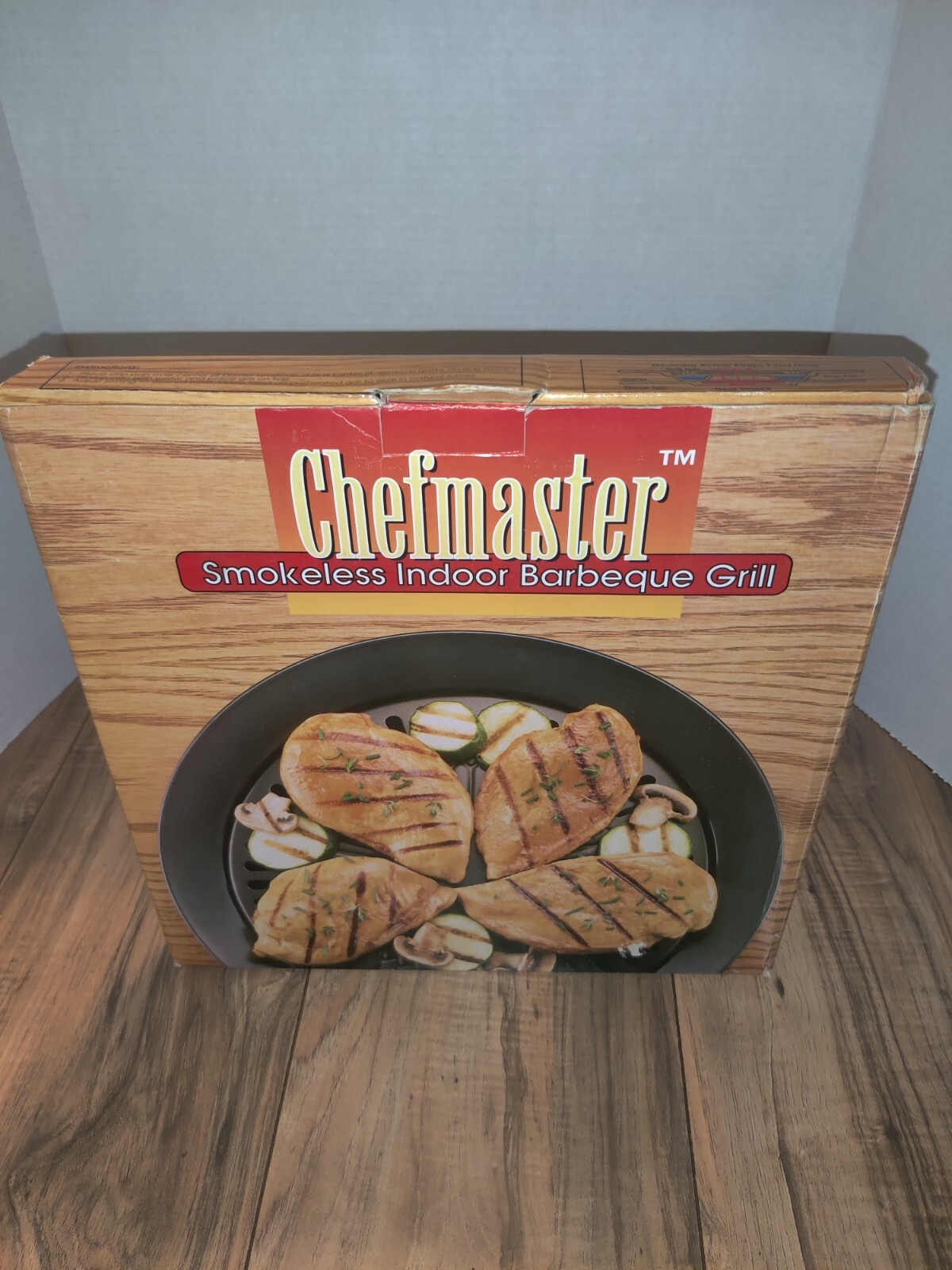 New Chefmaster Non-Stick Smoke Indoor Stovetop Cooker Grill Gas electric