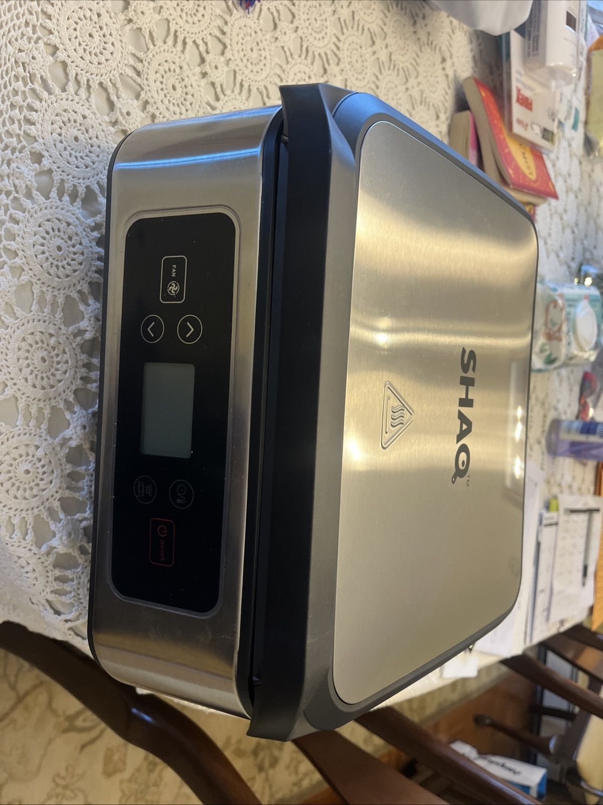 SHAQ 3-in-1 Smokeless Grill and Press