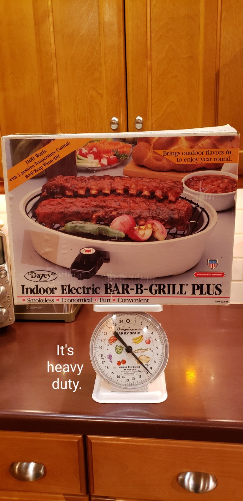Dazey Indoor Grill Plus MADE IN USA 1990 NEW 100% COMPLETE