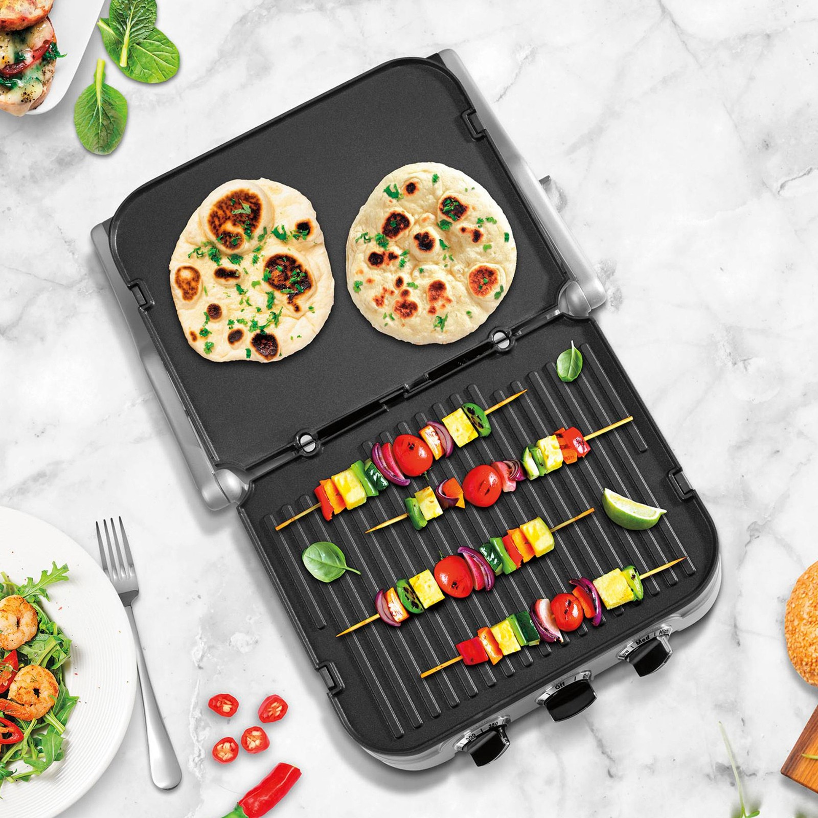 Cuisinart Griddler Grill, Griddle & Panini Press