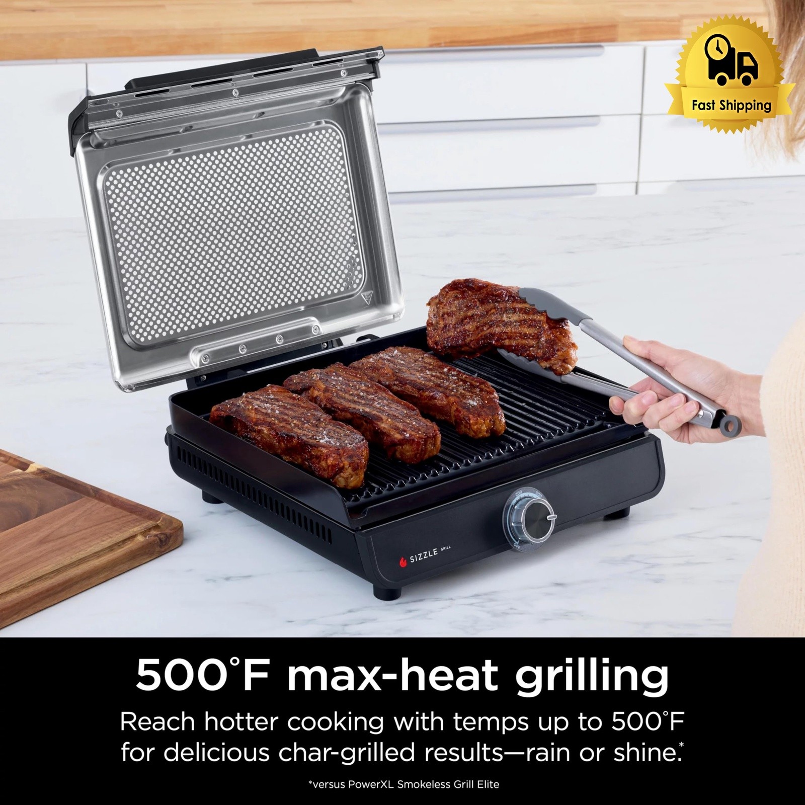 Amazon Renewed Ninja Sizzle Indoor Grill