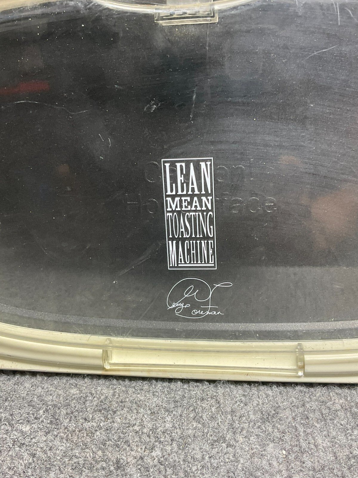 George Foreman GFT1W 2 Slice Toaster 1080W Used Lean Mean Machine
