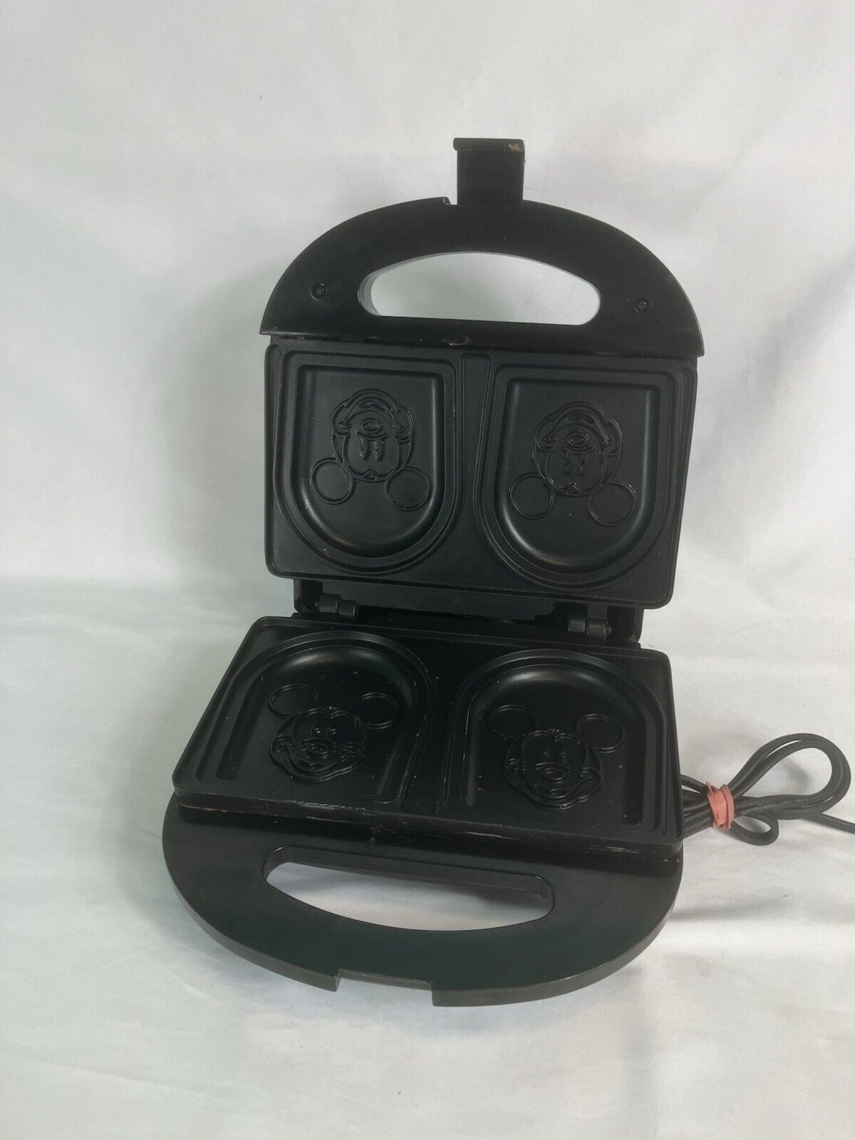 VillaWare Mickey’s Sandwich Maker Mickey Mouse Vintage Tested Working Pre Owned