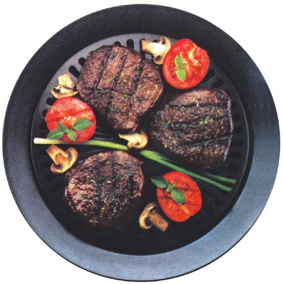 Chefmaster KTGR5 13-Inch Smokeless Stovetop Barbeque Grill