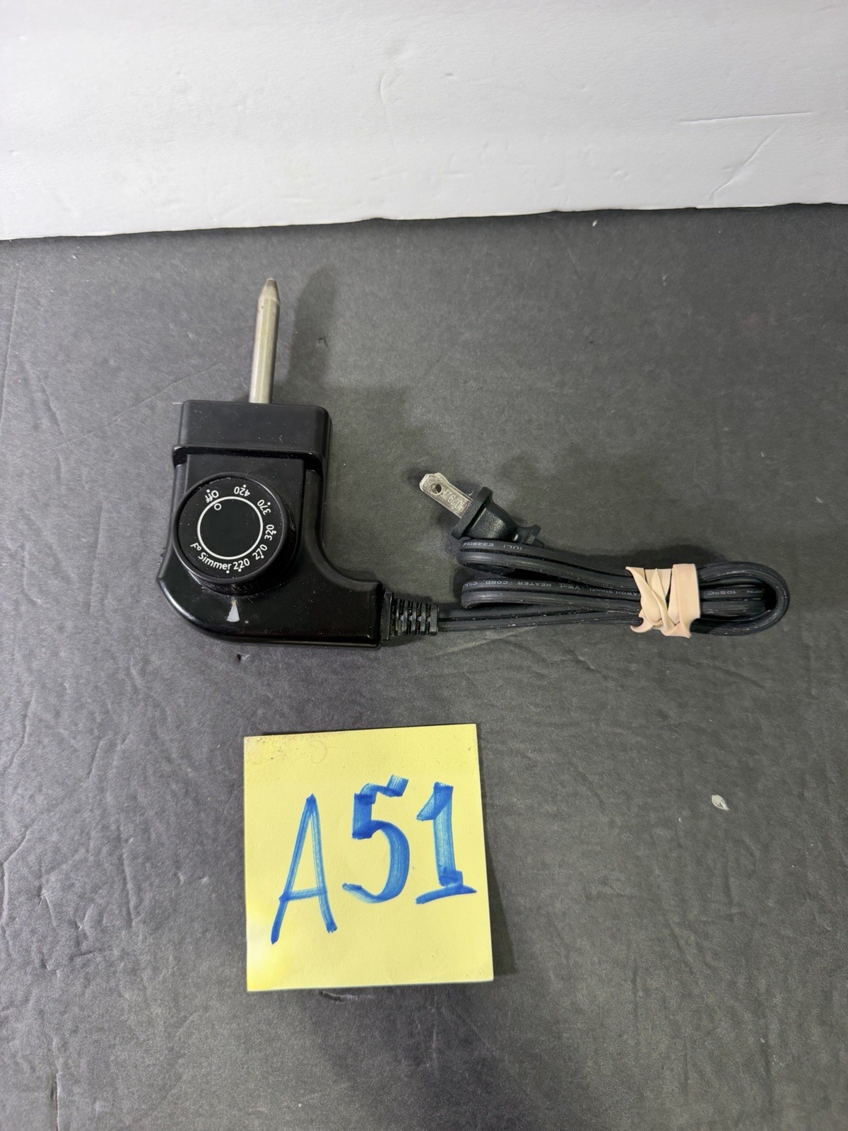 CTW300A 125V 15A Heat Temperature Control Probe P/N 040288 Model E338852 Working