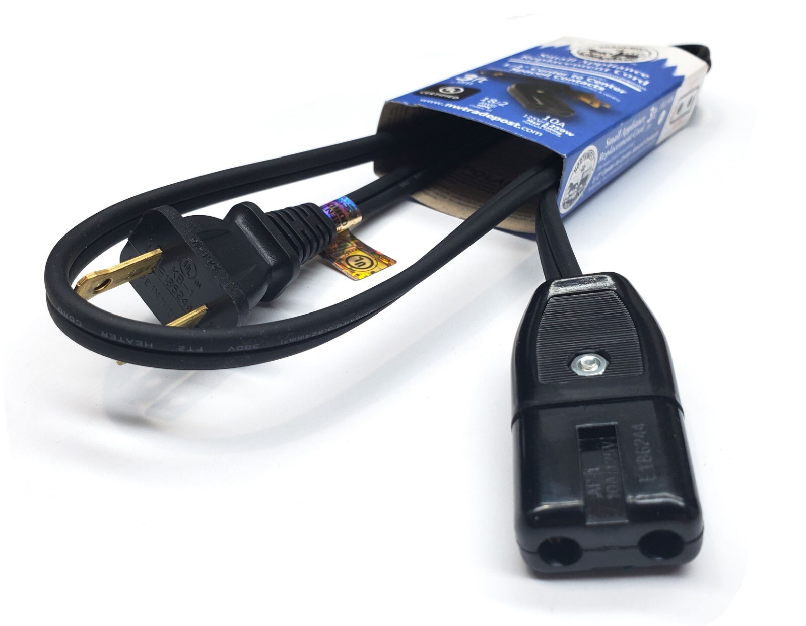 Power Cord for Farberware Contempra Indoor Electric “Personal Grill” Model CPG-1
