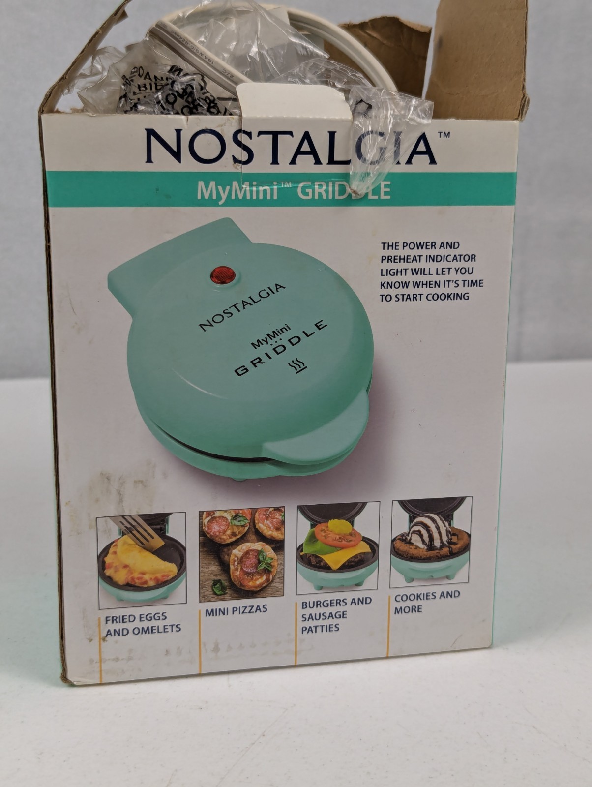 Nostalgia MyMini Mini GRIDDLE 5″ Non-Stick Cooking Surface Factory