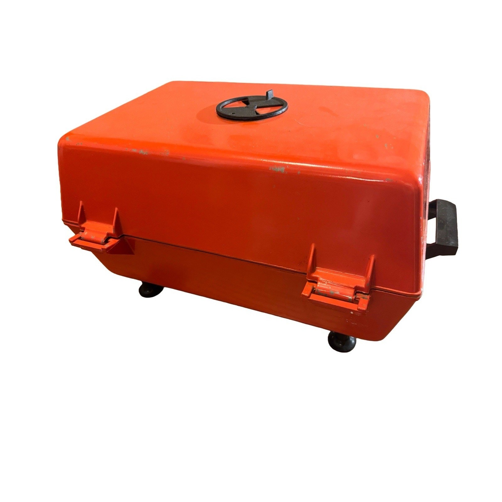 Big Extremely Rare Vintage Orange Kenmore Electric Cooking Grill Appliance ECB-3