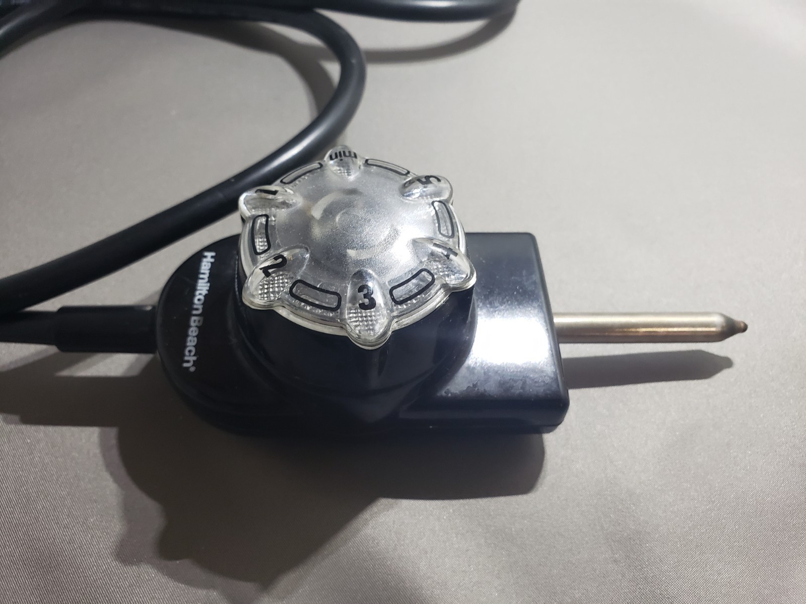 HAMILTON BEACH 5039 Type G16 Heat Control Cord wall plug grill griddle skillet