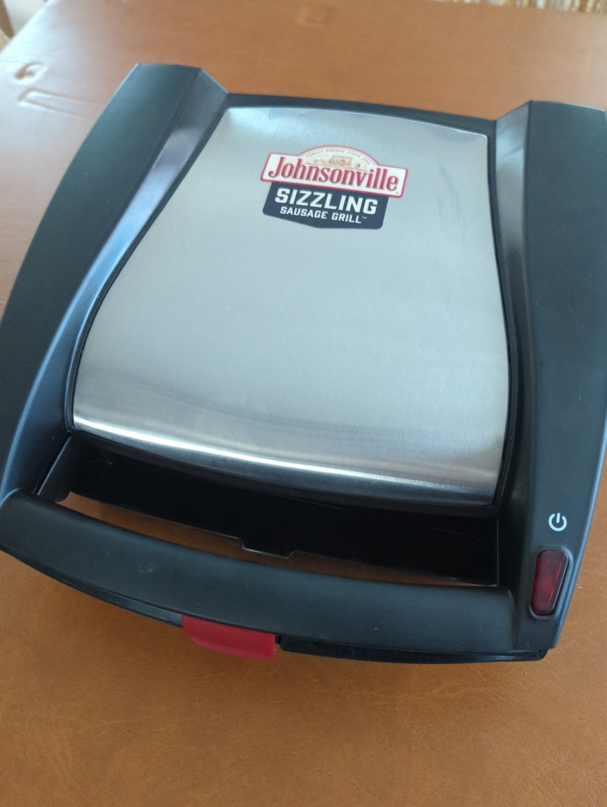 Johnsonville Sizzling Sausage Grill Indoor Electric Uline BTG-0498 W/ DRIP TRAY