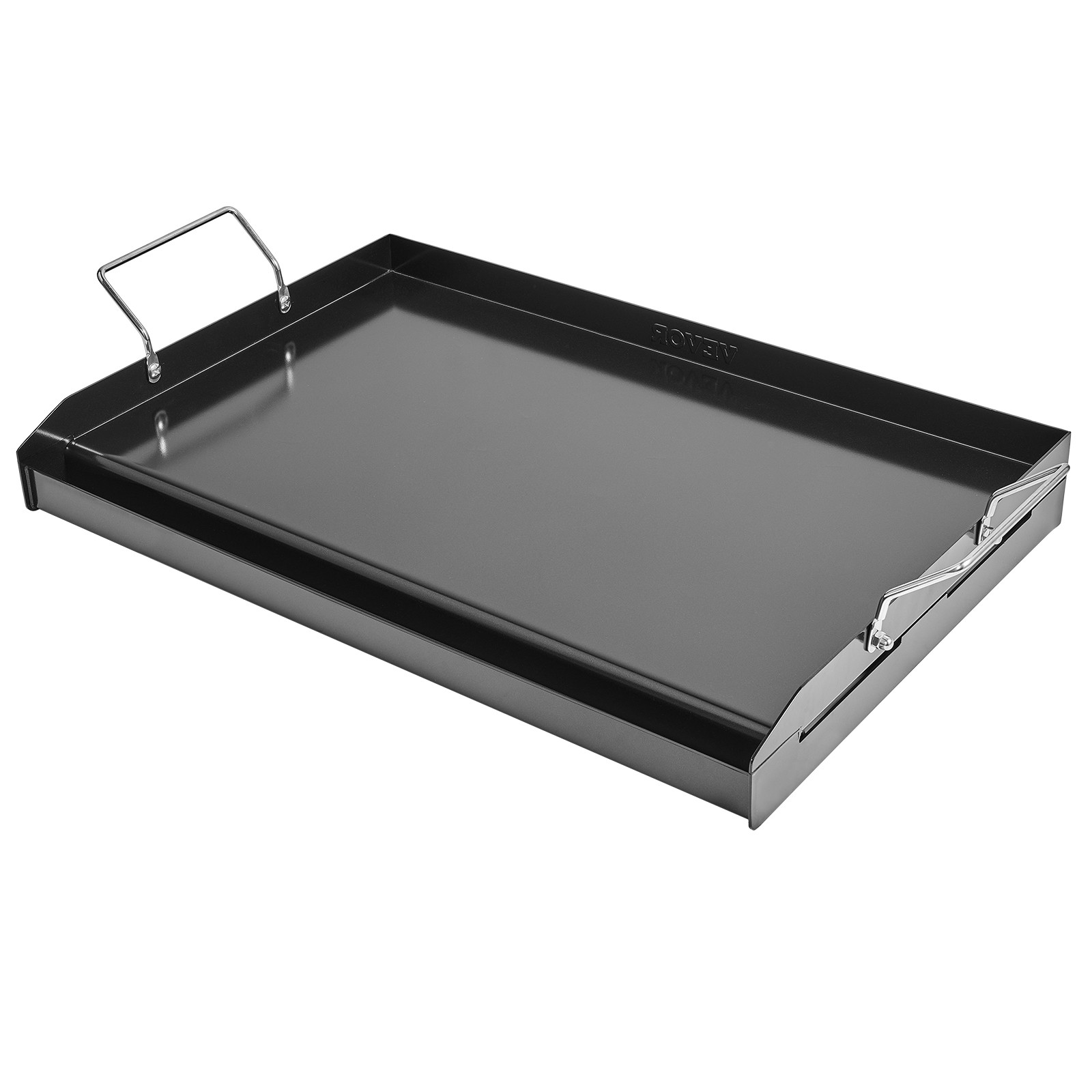 VEVOR 24×16 in Flat Top Griddle Carbon Steel Universal BBQ Grill Pan Cookware