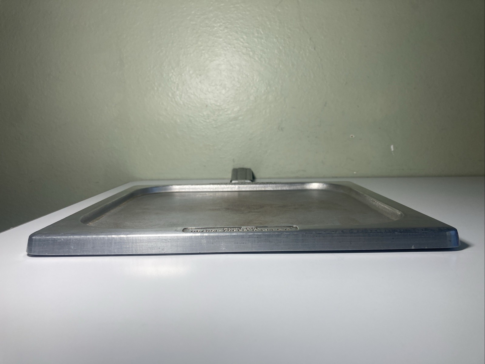 Happy Day Griddle Grill WM B Watkins CO. Evanston, IL Square Patent D-154967 Vtg