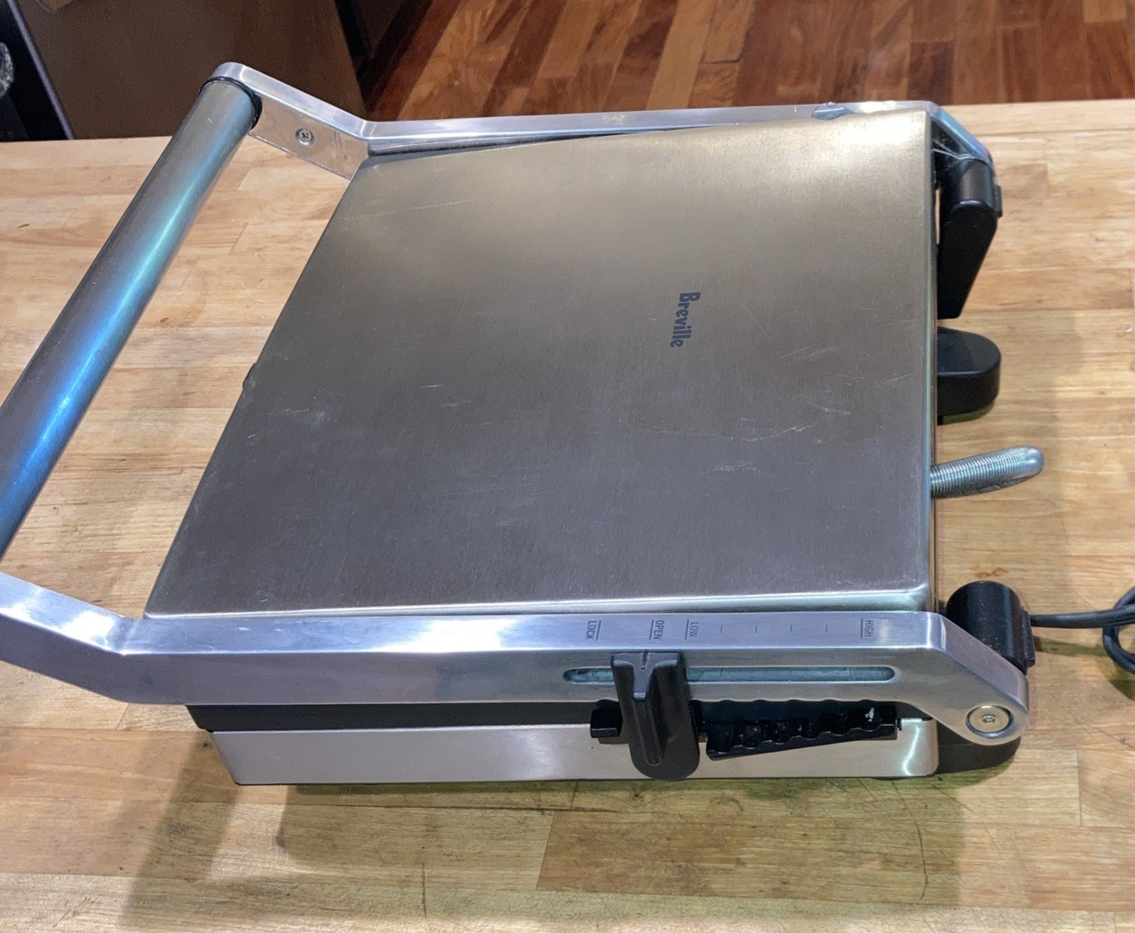 Breville BGR400XL Smart Grill PaniniPress Stainless Steel IN EXCELLENT CONDITION