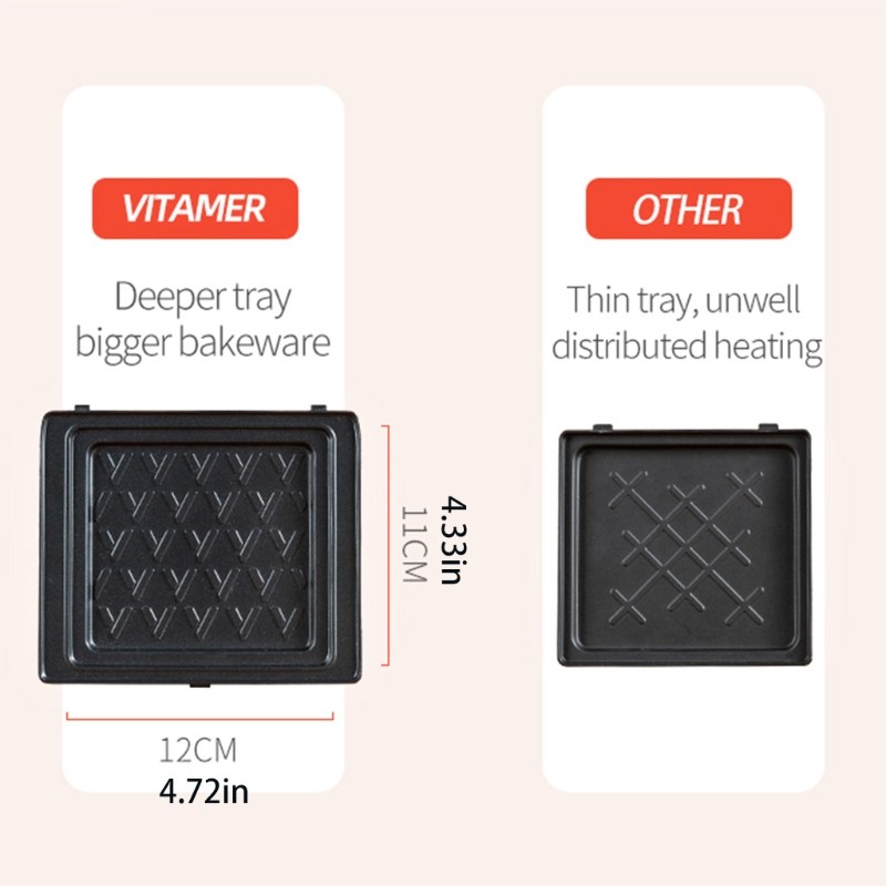 Mini Waffle Takoyaki Maker Non Pancake Cake Breakfast Making Machine